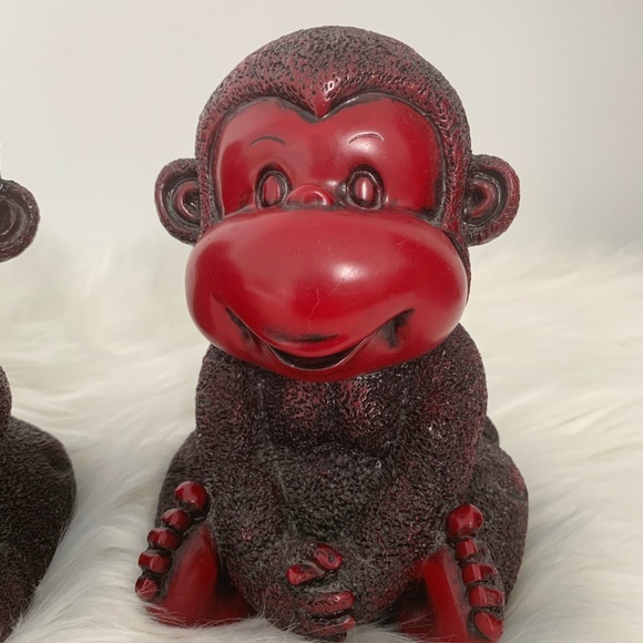 3 wise monkey decoration pieces - Picture 2 of 15